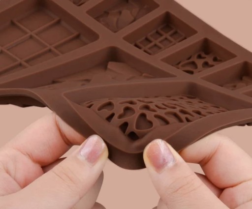 Silikónová forma na voskové torty, odliatky mydla, mini čokoládové tyčinky