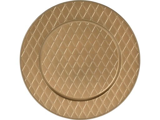 ZLATÁ podložka pod tanier Podnos podnos 33 cm - ZLATÁ
