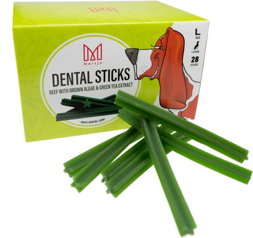 DENTÁLNY POKLAD PRE PSOV DENTÁLNA SNACK - HOVÄDZIE L 28 ks