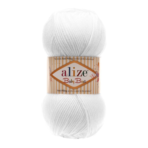 Baby Best priadza - 55 White Anti-piling