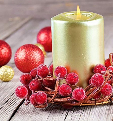 FROST RED UMELÝ Jarabina, 20 ks, ZÁVÄZOK, OZDOBY NA VIANOČNÝ STROMČEK, ČERKY
