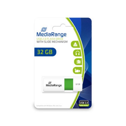 Pendrive MediaRange MR973 32 GB USB 2.0 biely