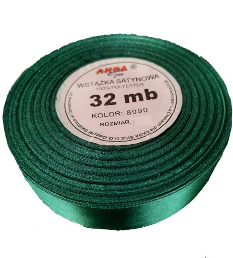 Saténová stuha 50mm/32m 8090 zelená