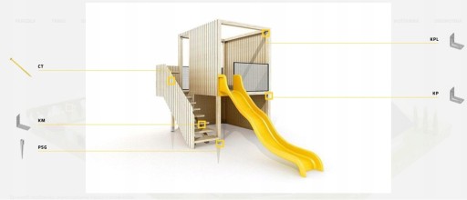 MONTÁŽNY UHOL KONEKTOR 105X105X90 KP2 DOMAX