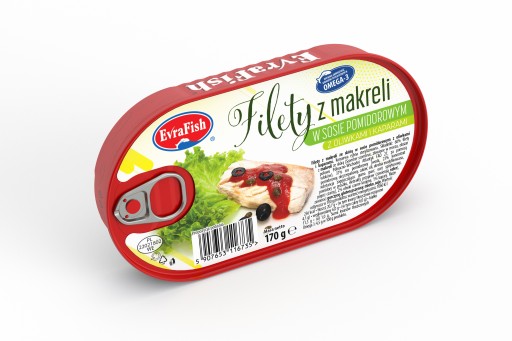 FILET MAKRELY V RAJČAJKÁCH S OLIVAMI A KAPARAMI