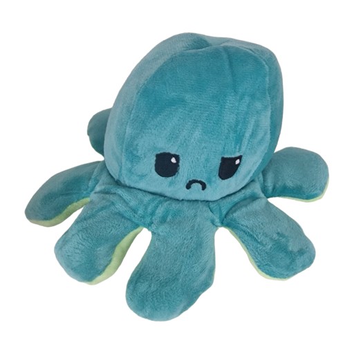 OBOJSTRANNÁ PLYŠOVÁ HRAČKA CHOBOTNICE MASKOT PRE DETI