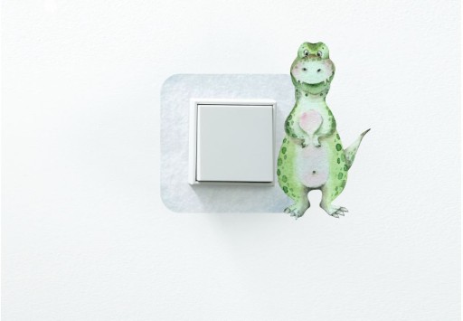 NÁLEPKA na kontaktný vypínač DINOSAUR nálepka do detskej izby