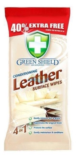 Green Shield vlhčené obrúsky na kožu 70 ks