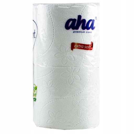 AHA Premium Extra jemný toaletný papier bez zápachu, 3 vrstvy, biely, 8 kotúčov