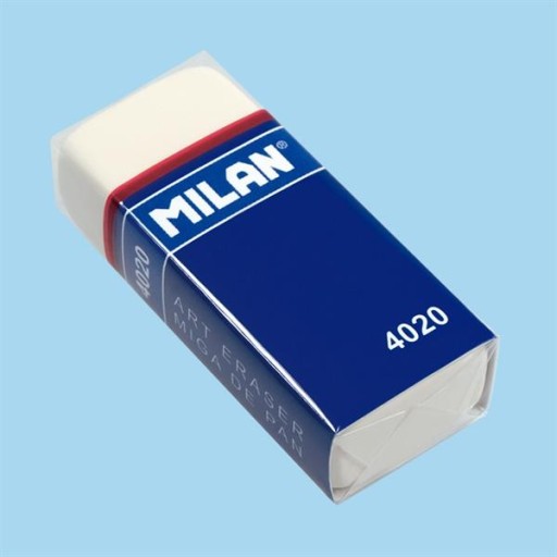 SYNTETICKÁ GUMA, BIELA 4020 MILAN 1 ks.