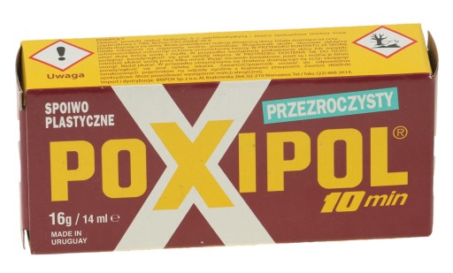 POXIPOL ČÍRE GLUE 16g DVOJZLOŽKOVÉ EPOXID