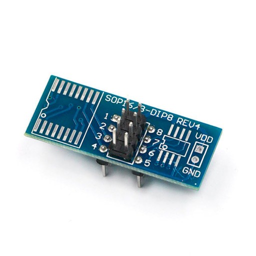Adaptér klipu programátora pre SO8 SOP8 SOIC8 DIP8
