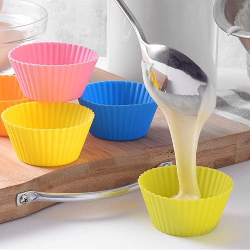 SILIKÓNOVÉ hrnčeky na muffiny SADA 12 ks