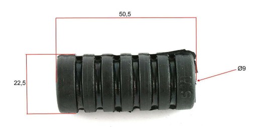 Gumové kopačky SIMSON S51 SR50 páka pre štartér nakopnutím