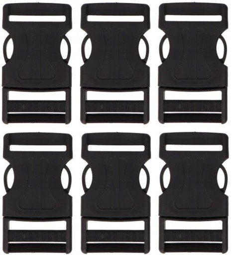 Plastová pracka na opasok 3cm 30mm - 6 ks