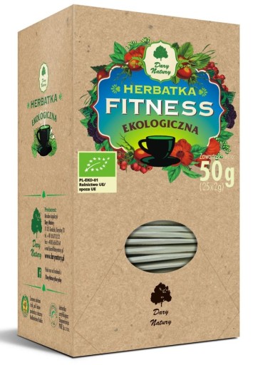 Bio fitness čaj 25x2g - Dary Natury