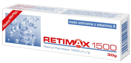 OCHRANNÁ MASŤ S VITAMÍNOM A (RETINOL) RETIMAX 1500