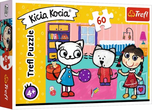 Puzzle 60 dielikov Kitty Cat s kamarátmi 17343 Trefl