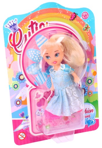 ČESIACA BÁBIKA 14cm MINI BÁBIKA S RÔZNYM OBLEČENÍM