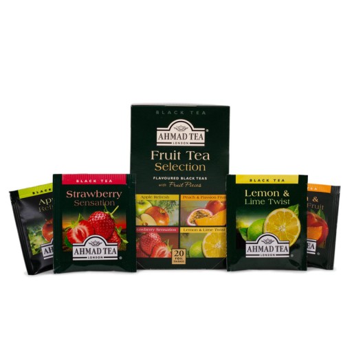 Ahmad Tea FruityTea s4 čierne ovocné čaje 20tb