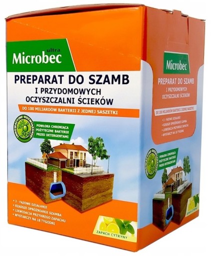 Bros Microbec ultra vrecúško na čistenie septiku 25g