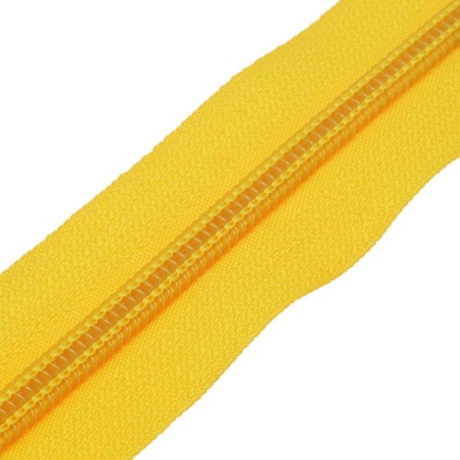 Zipsová páska, žltý zips, farba 506, 1 METER