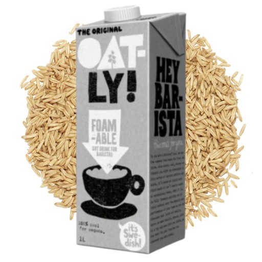 OATLY BARISTA OATLY Rastlinné mlieko BEZLAKTÓZOVÝ nápoj pre baristov 1l