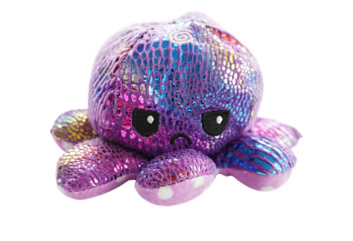 Obojstranný maskot chobotnice, PURPLE C5927