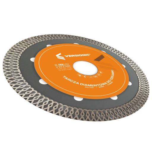 SLIM diamantová čepeľ na porcelánovú keramiku 125 mm