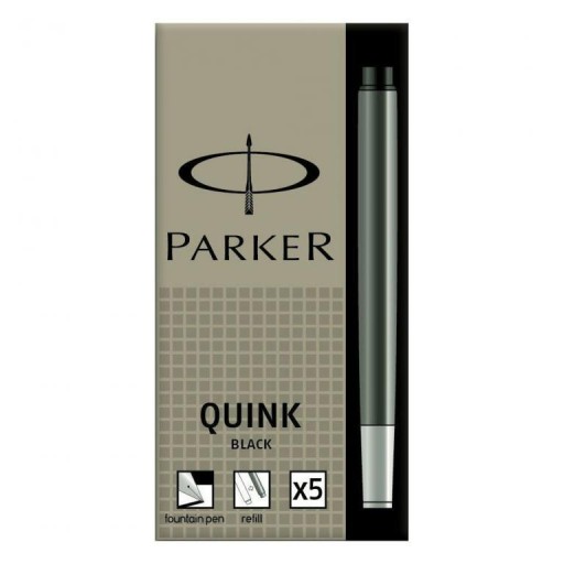 NÁPLŇ NA PERÁ Parker, ČIERNA, ORIGINÁL