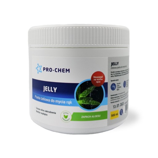 OHS gélová pasta gél na umývanie rúk PRO-CHEM JELLY aloe 500 ml