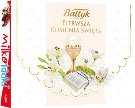 Bałtyk Bonboniéra, darček k prvému svätému prijímaniu, 110g