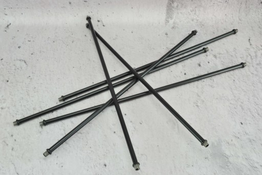 čierna vsuvka M10x1 DIY loft retro lampy 50cm