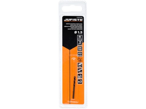 KOBALTOVÝ KOVOVÝ VRTÁK VRTÁK VRTÁKY 1,5 mm 2 ks