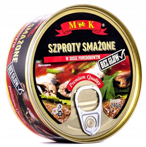 Jedinečná chuť Lotyšska Údené šproty v paradajkovej omáčke LAHODNÉ ZDRAVÉ