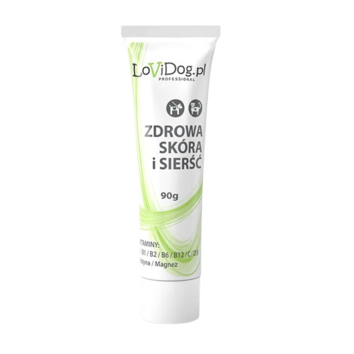 Paštéta pre psov v tube ZDRAVÉ KOSTI A KĹBY chutná pochúťka LoviDOG 90g