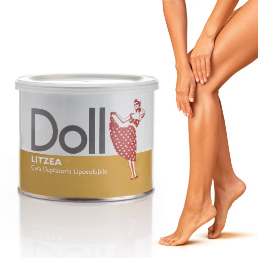 DOLL Xanitalia Depilačný vosk na odstraňovanie chĺpkov v plechovke LITZEA 400 ml