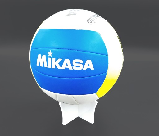 VOLEJLOVÝ FUTBALOVÝ STOJAN vyrobený z PLEXI PLEX - DRŽIAK NA LOPTIČKU BIELY