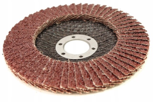 Konvexný lamelový a kotúčový brúsny kotúč Korkat I N41b 125x22,2mm 120