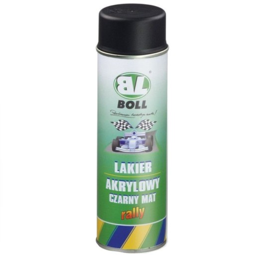 BOLL MATNÝ ČIERNY AKRYLOVÝ LAK - RALLY - 400 ml