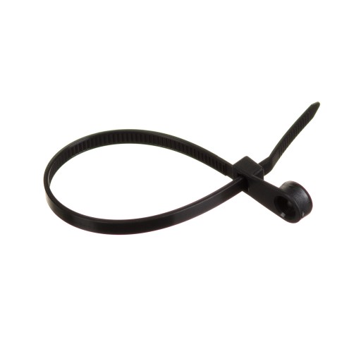 Sťahovacie pásky so skrutkovacím okom 150x3,6mm čierne