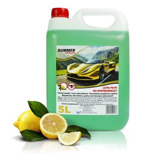 Letná kvapalina do ostrekovačov 5L SUMMER SHINE
