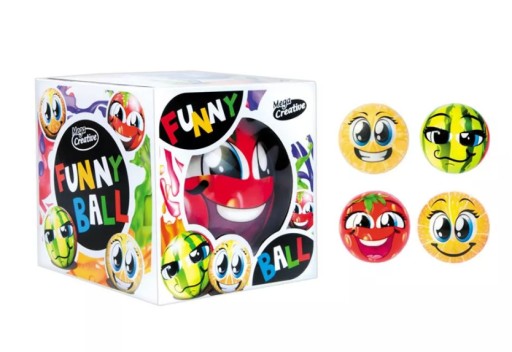 FUNNY CRAZY BALL 10CM MEGA KREATÍVNE RÔZNE VZORY