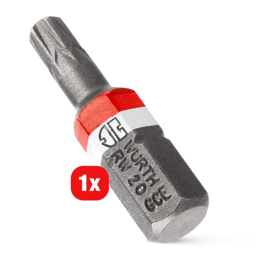 BIT RW20 WURTH Bit Bit Skrutkovacie bity Wurth 1/4 RW20 ASSY 061470