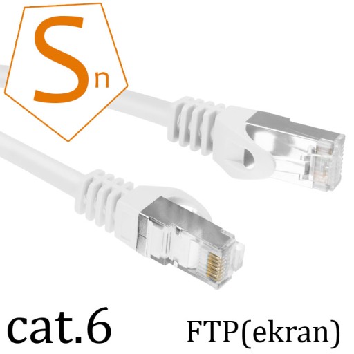 Sieťový kábel Patchcord FTP cat 6 switch router