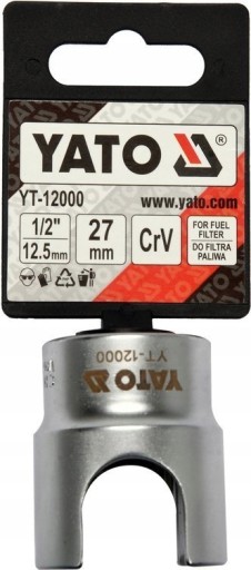 YATO ZÁSUVKOVÝ KĽÚČ PALIVOVÉHO FILTRA 27mm 1/2''