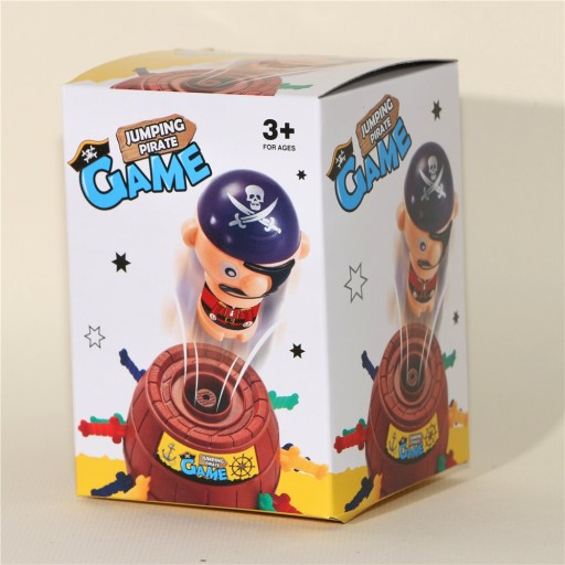 ARKÁDOVÁ HRA CRAZY PIRATE PIRATE BARREL TYČ PIRÁT VYSKOČÍ