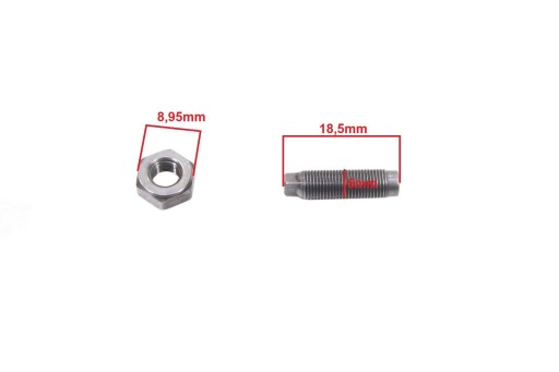 Matica nastavovacej skrutky ventilu GY6 139FMB 154FMI 110-125ccm ATV Moped