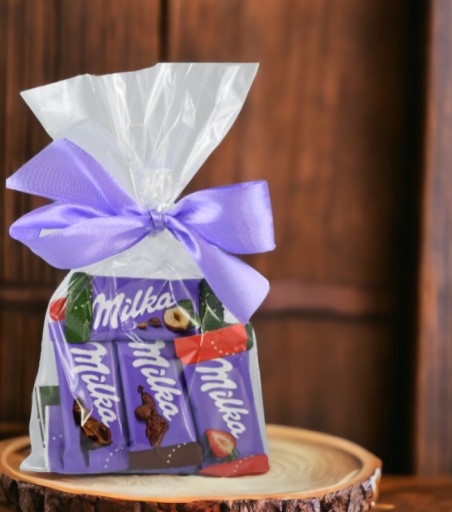 Milka Naps sada čokoládových sladkostí 10 ks darčekový mix k narodeninám