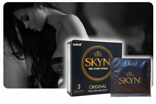 SKYN ORIGINAL Unimil Kondómy bez latexu 3 ks